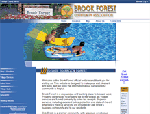 Tablet Screenshot of brookforest.com